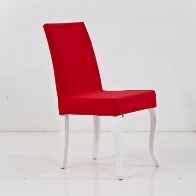 Beyaz Ayaklı Kırmızı Lükens Sandalye