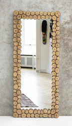 Dekoratif Wood Ayna - Thumbnail