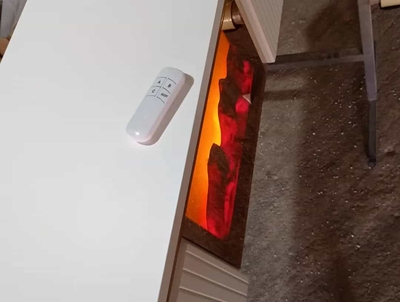 DESİNG TV SEHPA BEYAZ 170cm ŞÖMİNELİ